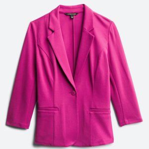 41 HAWTHORN Shania Peplum Back Ponte Blazer